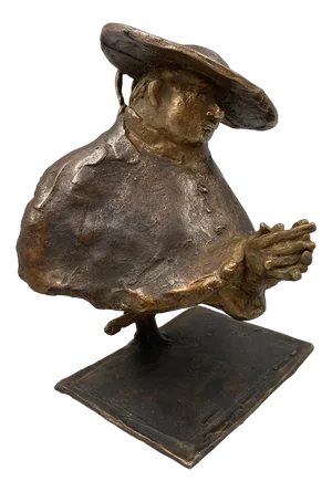 Joseph Michael Neustifter, Prelat Bust, 1973, Bronze