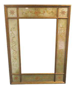 Theodore Alexander Distressed Eglomise Mirror