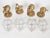 1950s Spanish Empire Cast Brass Dragon Sconces With Cut-Glass Acorn Shades - Set of 4 For Sale - Image 9 of 12