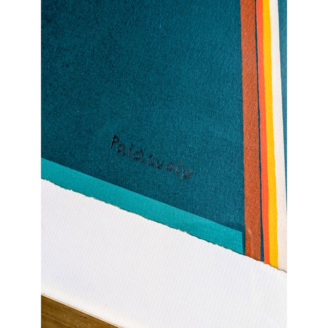 1970s Pablo Palazuelo, Abstraction in Colors, 1974, Lithograph, Framed For Sale - Image 5 of 11