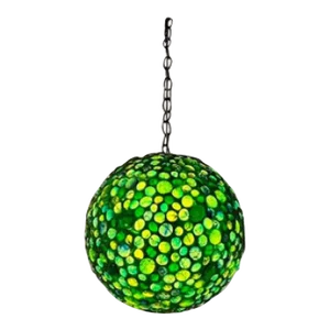 1960s Italian Modern Multicolored Glass Lantern