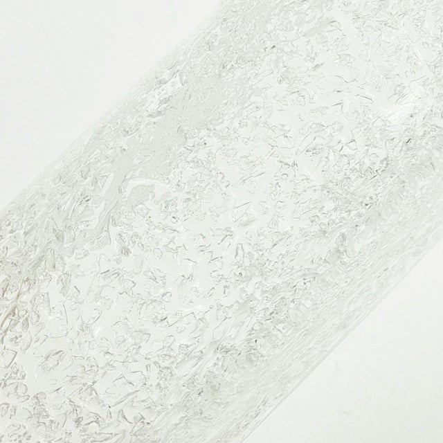 Mid-Century Tubular Murano Glass Sconce from Hillebrand, Germany, 1970s For Sale - Image 4 of 11