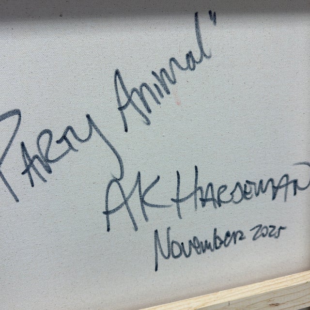 Ak Hardeman - Original Painting on Canvas - “Party Animal” For Sale In Birmingham - Image 6 of 6