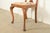 Brown Baker Furniture Style Queen Anne Solid Oak Side Chairs or Dining Chairs, Pair For Sale - Image 8 of 12