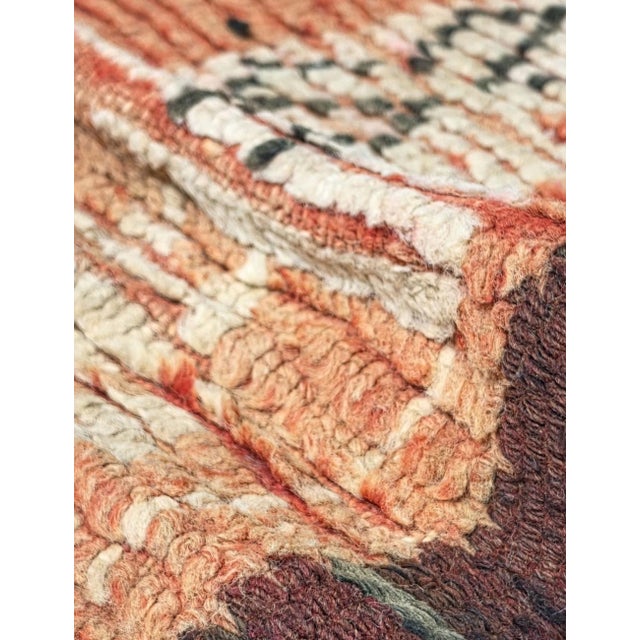 Textile 1970's Tribal Moroccan Wool Rug - 11.2 X 5.2 Ft For Sale - Image 7 of 8