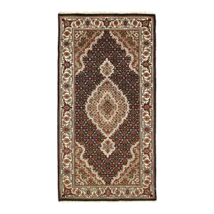 2020s Fine Hand Knotted Silk & Wool Tabriz