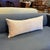 Design Plus Gallery presents a Bespoke Lumbar Pillow. This elongated accent pillow is upholstered in a neutral textile...