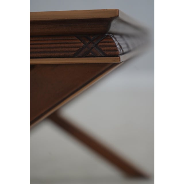 Ej Victor Glass Top Regency Style Coffee Table For Sale - Image 12 of 15