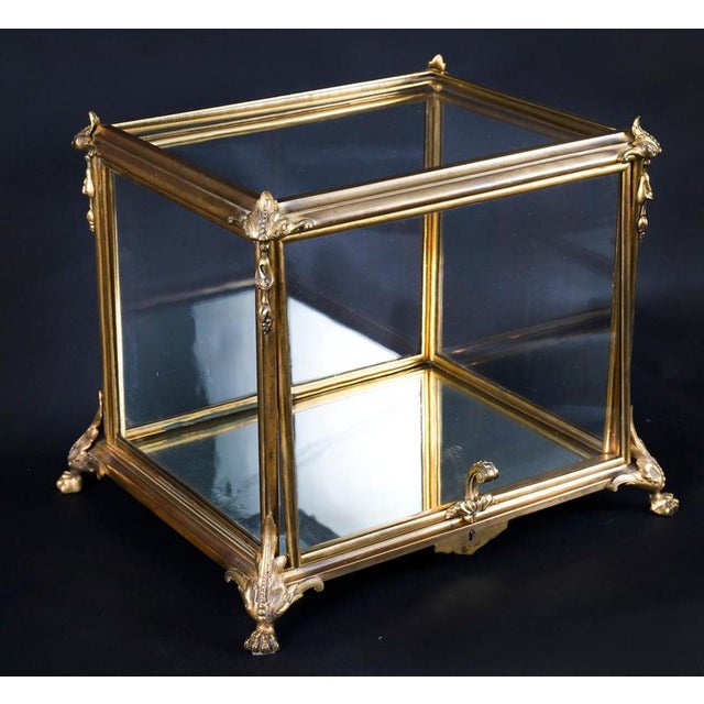 Antique French Bacarrat Ormolu and Glass Liqueur Cabinet, 1800s, Set of 21 For Sale - Image 17 of 18