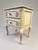 Vintage French Crackle-Glaze Bedside Tables, Set of 2 For Sale - Image 4 of 6