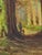 Belgian Artist, Alley of Light, Oil on Canvas For Sale - Image 4 of 10