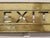 Large Gold Brass Odeon Cinema Exit Sign, 1920s For Sale - Image 6 of 8