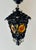 Venetian-Style Handcrafted Lantern Lamp with Amber Glass Panels, 1960s For Sale - Image 4 of 18