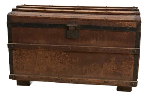 Antique Wooden Trunk