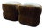 Pair of Soho Home Velvet “Tabitha” Footstools For Sale