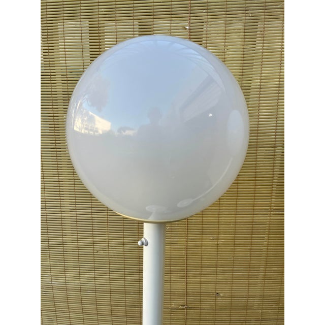 White A Pair of Postmodern White Lollipop Floor Lamps. Circa 1980s For Sale - Image 8 of 18