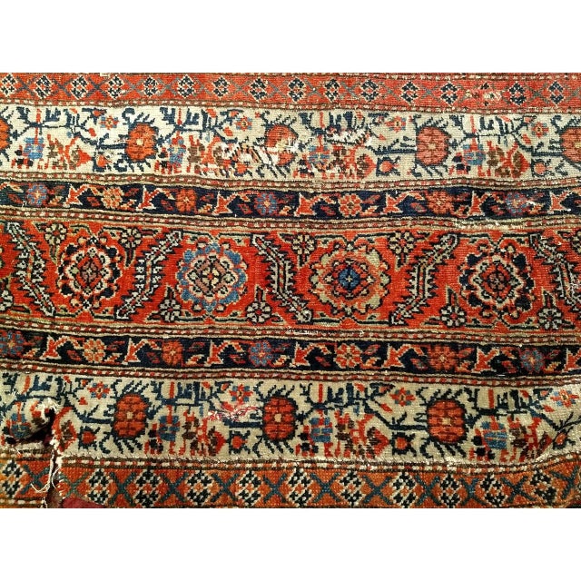 Persian Late 19th Century Farahan Rug For Sale - Image 3 of 3