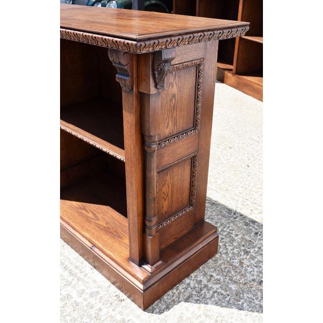 Victorian Carved Oak Front and Back Bar, 1980 For Sale - Image 16 of 18