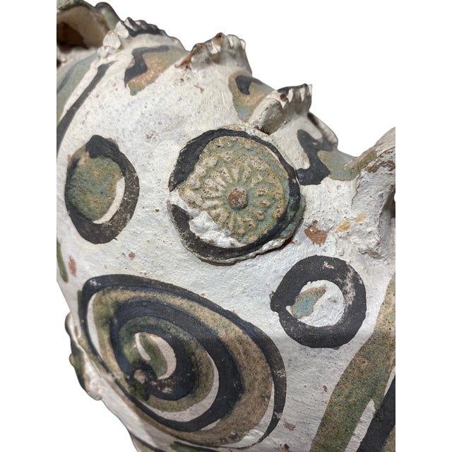 Vintage Torito De Pucará Peruvian Bull Sculpture Ceramic Folk Art Andes Decor For Sale - Image 17 of 18