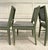 Green Set of 4 Art Deco Hollywood Regency Cane Back Dining Chairs For Sale - Image 8 of 11