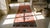 Textile A Greek Key Pattern in a Salmon Background Color Antique Chinese Ningxia Pillar Rug For Sale - Image 7 of 8