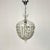 Silver Small Crystal Balloon Pendant Light, Italy, 1930s For Sale - Image 8 of 8
