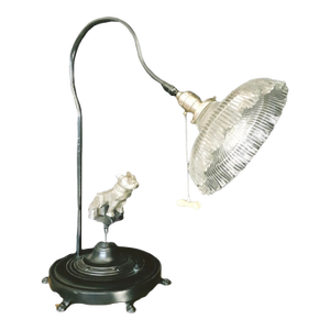 Bulldog Hood Ornament Table Lamp