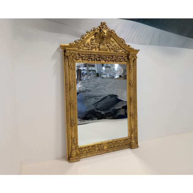 A stunning hand carved wooden mirror from overseas. Enormous at nearly 9ft tall and weighs a huge amount, four strong...