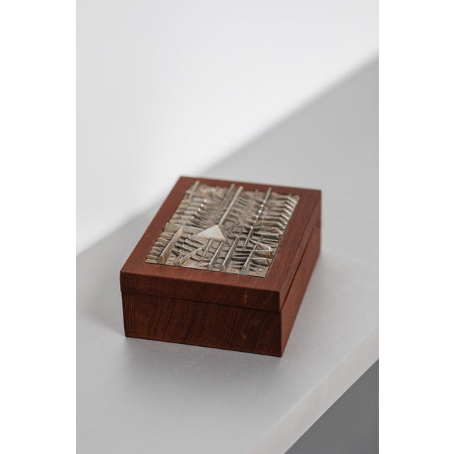 Brown Box by Arnaldo Pomodoro for Edizioni Ars D, 1980s For Sale - Image 8 of 9