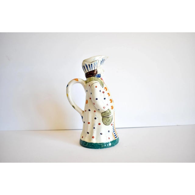 Vintage Italian Figural 18th-Century Man Pitcher For Sale In San Francisco - Image 6 of 10