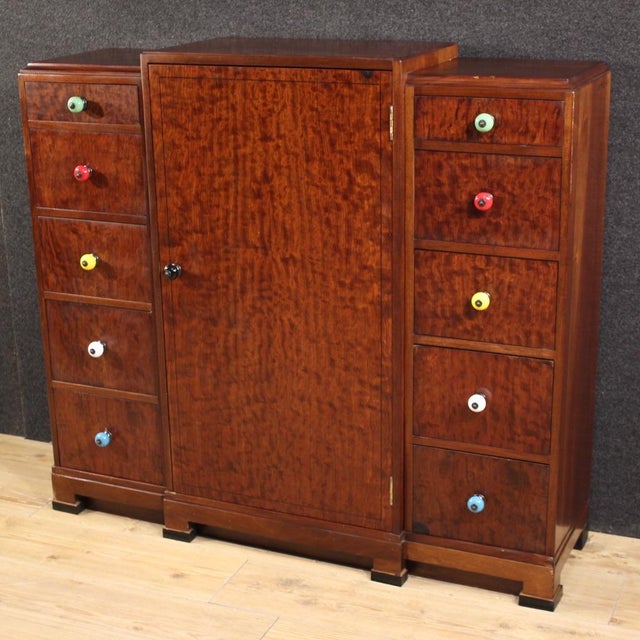 20th Century Art Deco English Chest of Drawers, 1920s For Sale - Image 14 of 15