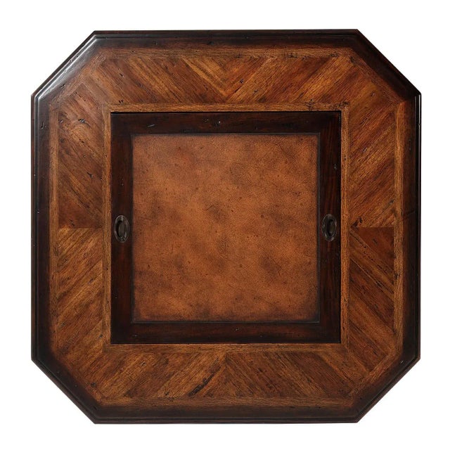 Brown Dark Rustic Game Table For Sale - Image 8 of 10