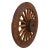 This Chinese Antique Huge Country Wagon Wheel is made by solid elm wood in Shan Xi, China. Although it has over 150 years...