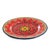Ceramic Dinnerware Plate Red Peacock Design, Geribi For Sale - Image 7 of 8