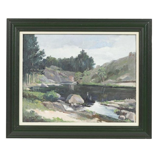 José Cavadas, Caniços, Oil Painting For Sale - Image 6 of 6