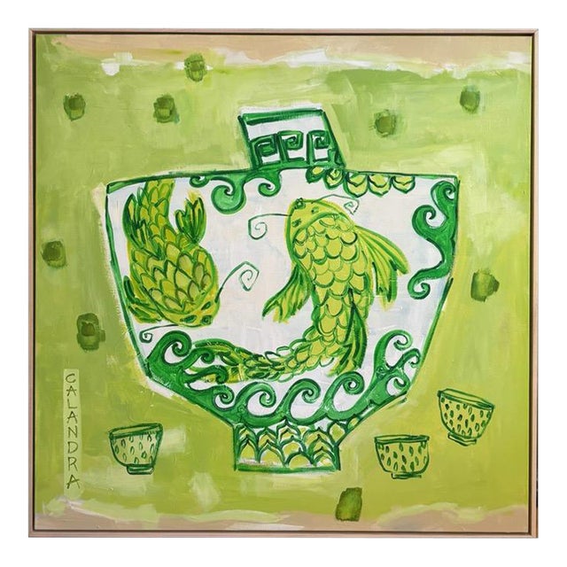 Hot Saki, Original Painting by Amy Calandra For Sale