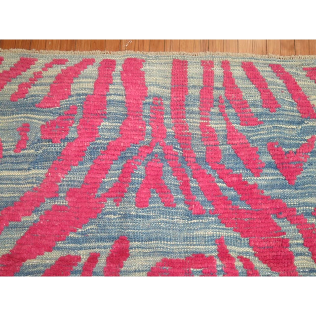 Mid 20th Century Vintage Turkish Raised Pile Rug - 8'6" x 10' For Sale - Image 5 of 7