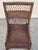 Victorian Antique Victorian Wicker and Rattan Wooden Small Rocking Chair Rocker For Sale - Image 3 of 12