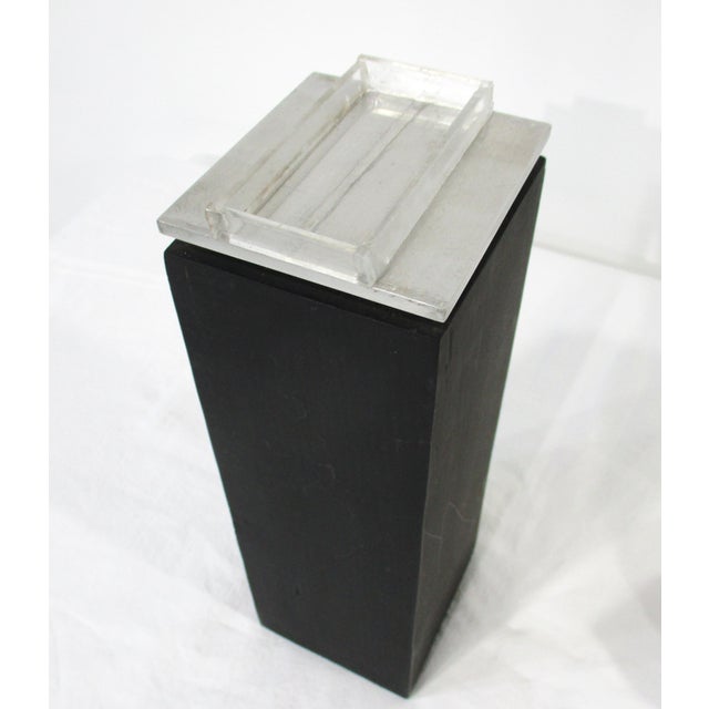 Metal Cast Aluminum Mid Century Face Sculpture Signed Sp 1967 For Sale - Image 7 of 11