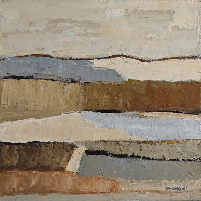 In Temps Suspendu, French contemporary painter Sophie Dumont distills the landscape to its essential elements. Built...
