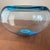 Sculptural crystal bowl from Royal Copenhagen’s Provence series, designed by Per Lütken. Hand-blown in sea-blue crystal...