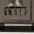 Vintage Postmodernist Minimalist Metal Horn Shaped Sculpture on Custom Stand For Sale In Philadelphia - Image 6 of 8