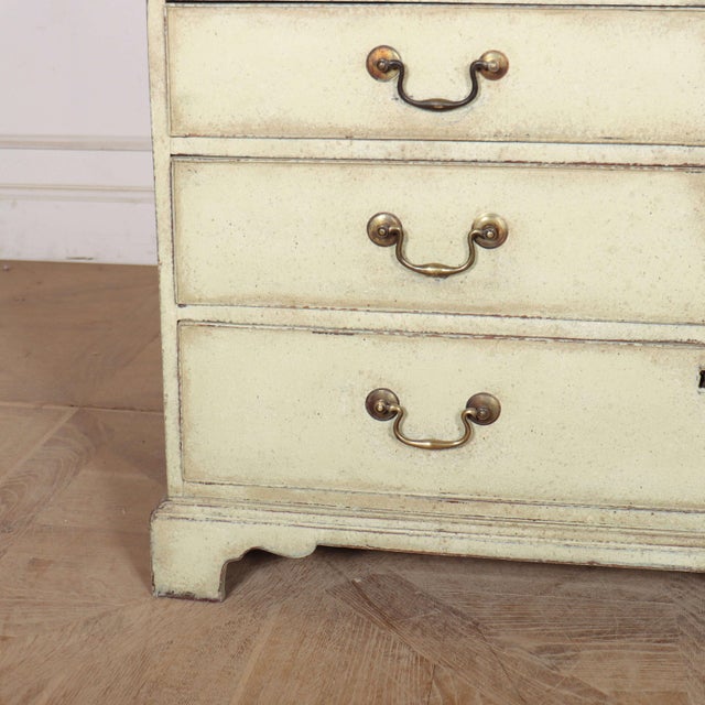 Wood English Painted Bureau, 18th Century For Sale - Image 7 of 13