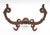 Victorian style hall tree hooks made of cast iron with a black finish. The original mounting nuts are not included. Good...