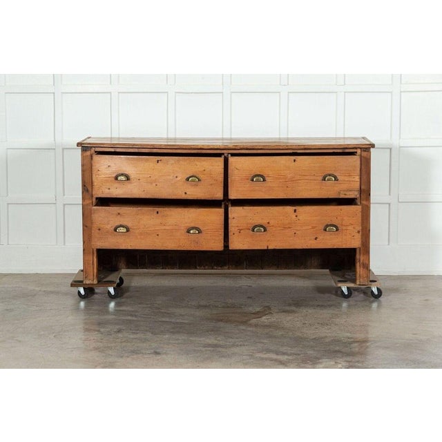 Wood English Pine Dresser Base, 1890 For Sale - Image 7 of 14