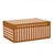 Kora Terracotta Cotton Jute Jewelry Box Set For Sale - Image 4 of 5
