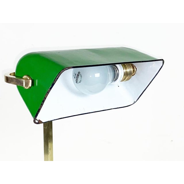 Art Deco Banker Table Lamp, Former Czechoslovakia, 1920s For Sale - Image 4 of 17