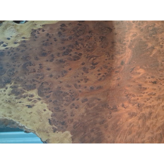 Mid-Century Modern Mid-Century Organic Modern Live Edge Redwood Burl Coffee Table With Sculptural Root Base For Sale - Image 3 of 5