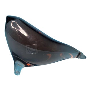 Mid 19th Century Zelezny Brod Glassworks Miloslav Janku Art Glass Art Glass Seal For Sale