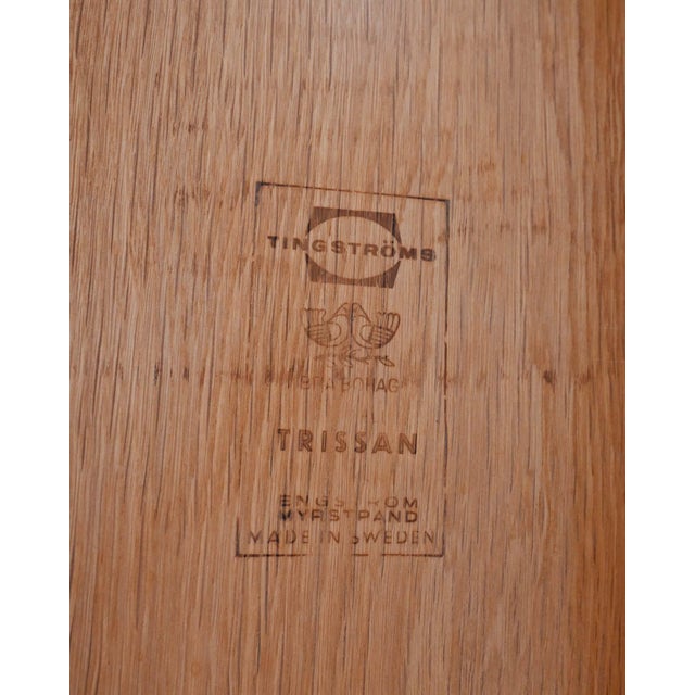 Brown Trissan Folding Coffee Table by Sven Engström & Gunnar Myrstrand for Tingströms, 1960s For Sale - Image 8 of 11